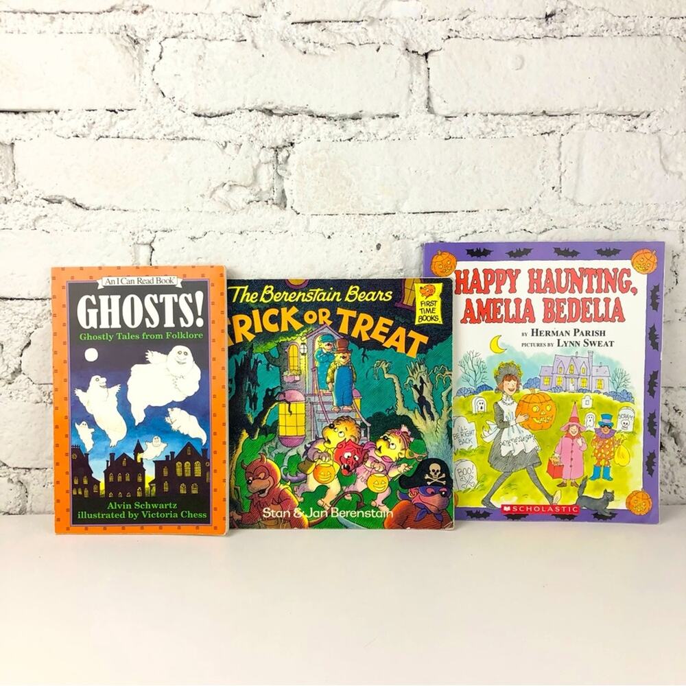 Halloween Lot Of 3 Vintage Books